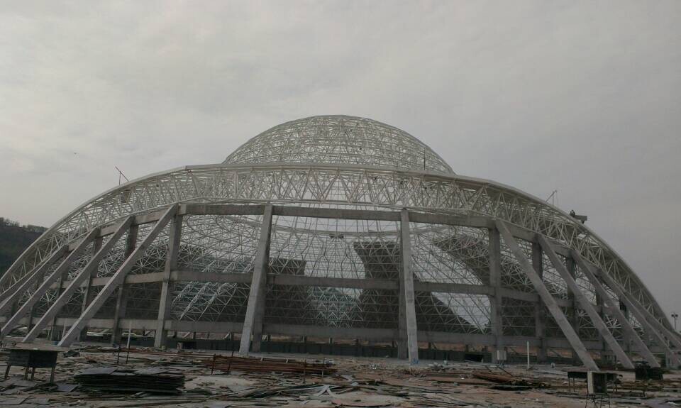 嵊州体育场馆网架工程