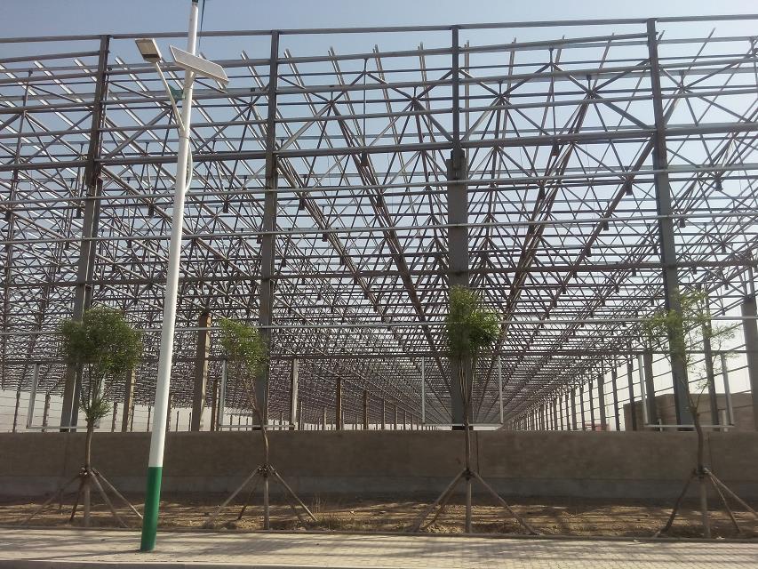 嵊州汽车工业厂房网架